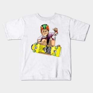 Skateboarding is not a crime Kids T-Shirt